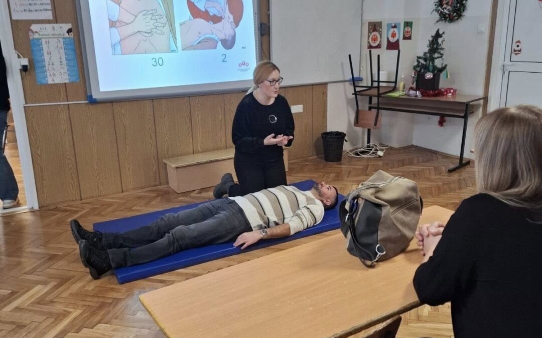 Семинар о реализацији прве помоћи у ВО контексту- ОШ “Јован Цвијић”, Сирча